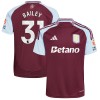 Original Fußballtrikot Aston Villa Bailey 31 Heimtrikot 2024-25 Für Herren